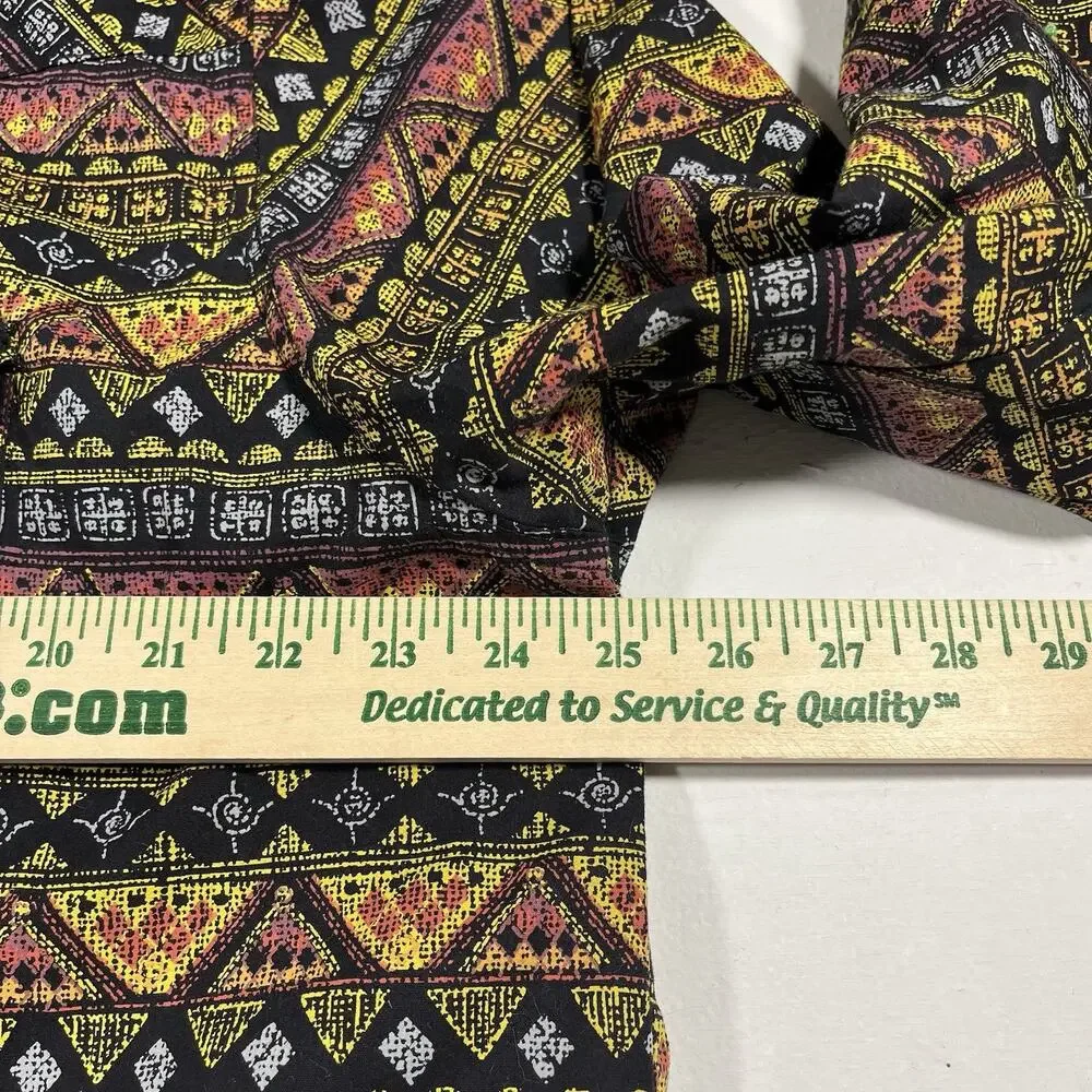 Vintage Kracto Aztec Western Shirt Men’s XL Snap Button Tribal Pattern
